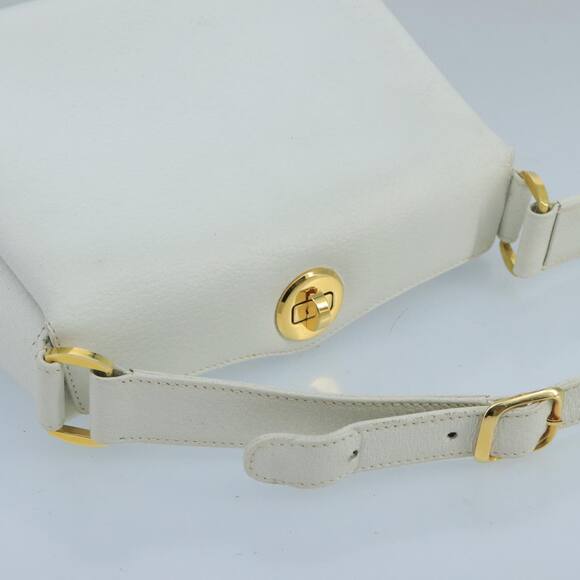GUCCI Hand Bag Leather White Gold - Picture 6 of 16